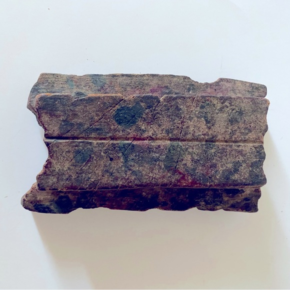 Vintage Textile Stamp Hand-Carved Wooden Print Blocks Textile Fabric Wallpaper - Picture 3 of 5